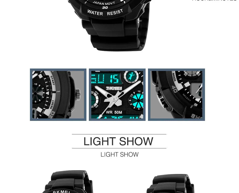 Shockproof Waterproof Watch  Digital Boy