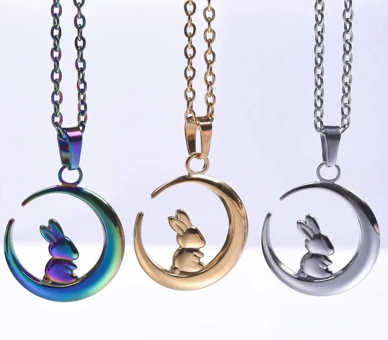 Rabbit Moon Pendant