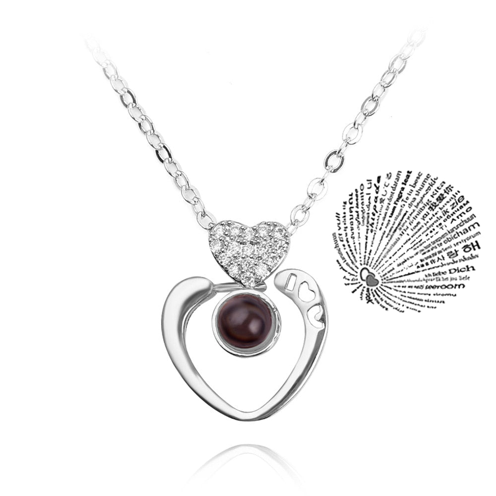 Heart Eye Necklace