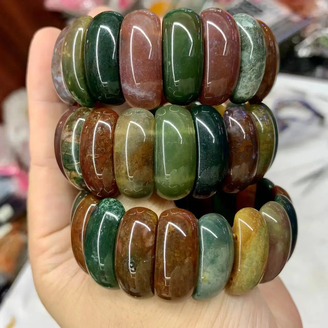 Indian Agate Bracelet