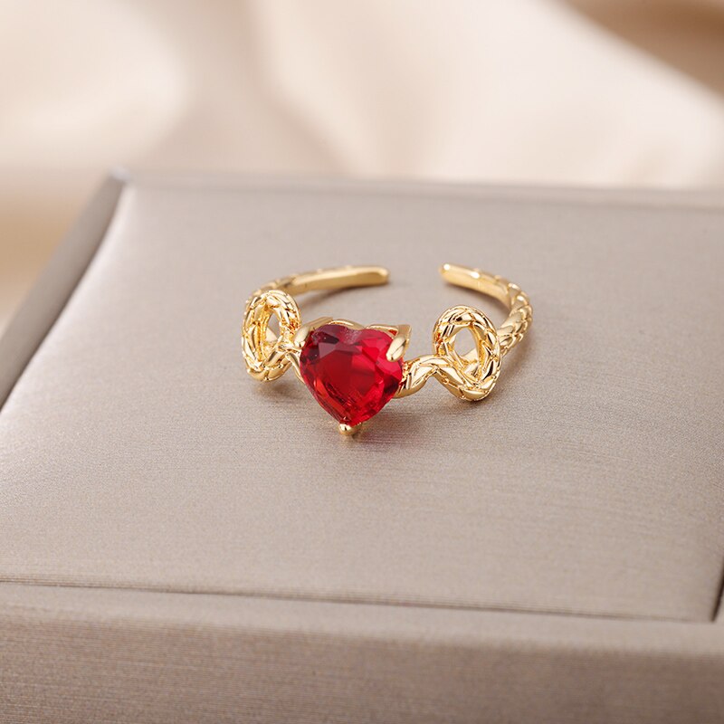 Red Heart Ring