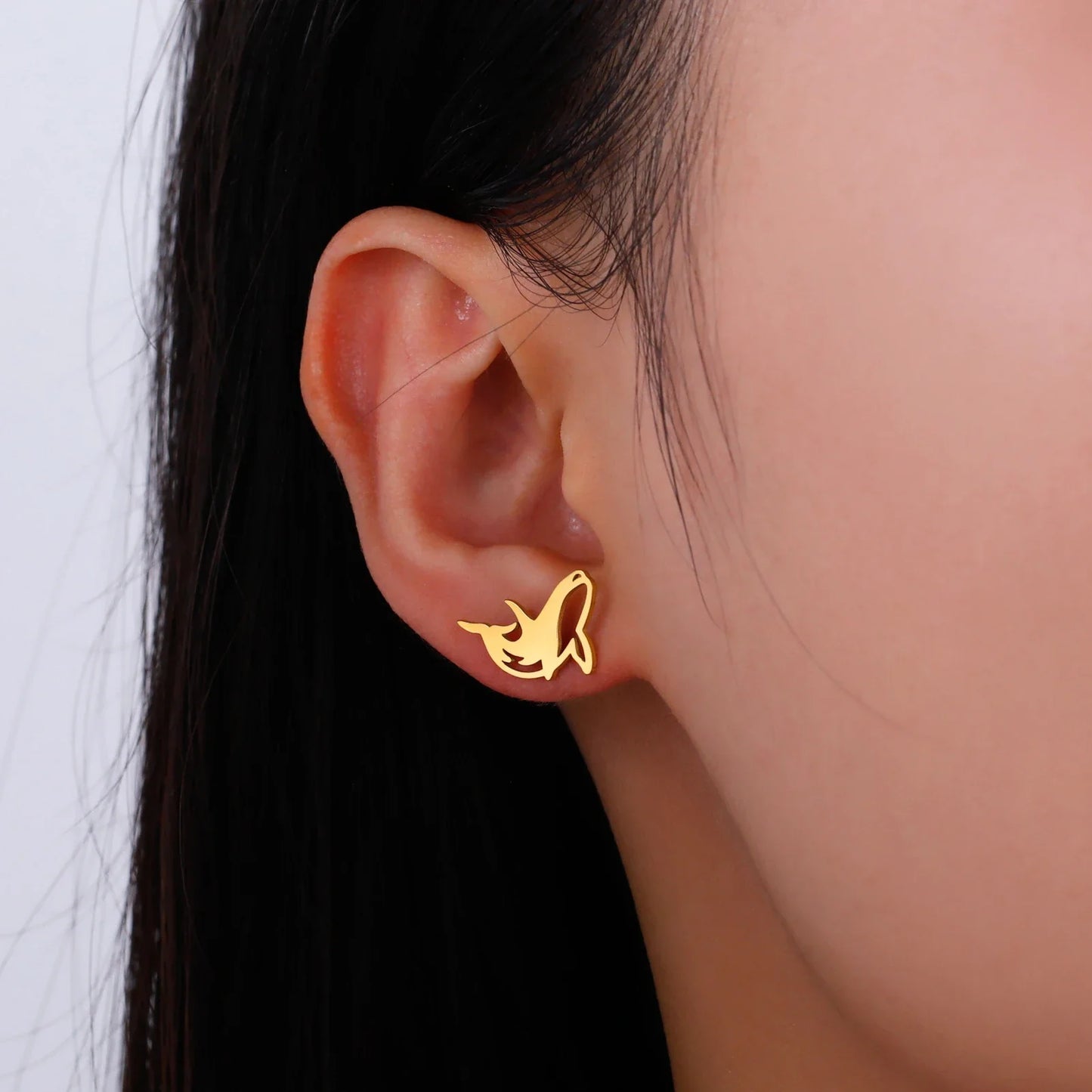 Whale Earring