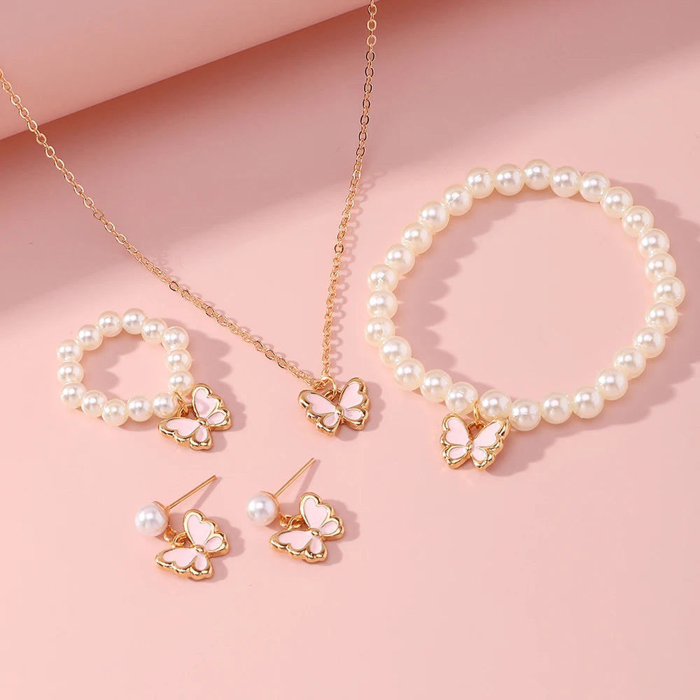 Butterfly Pearl Set