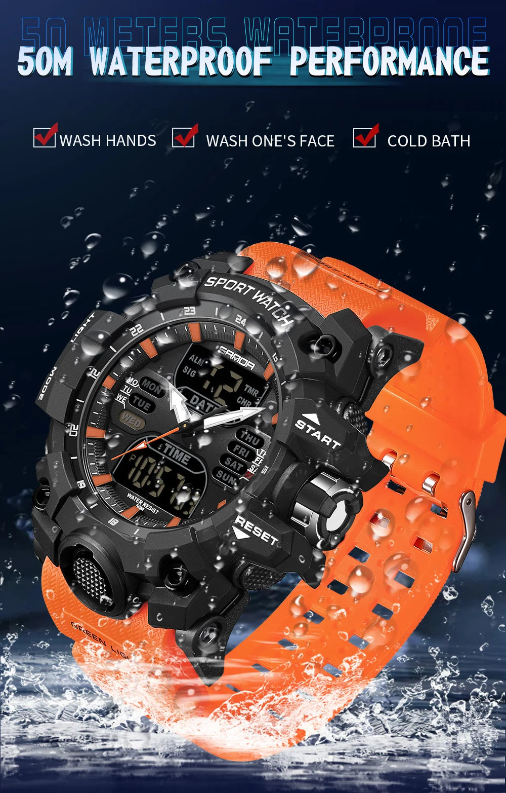 Waterproof Sport Watch