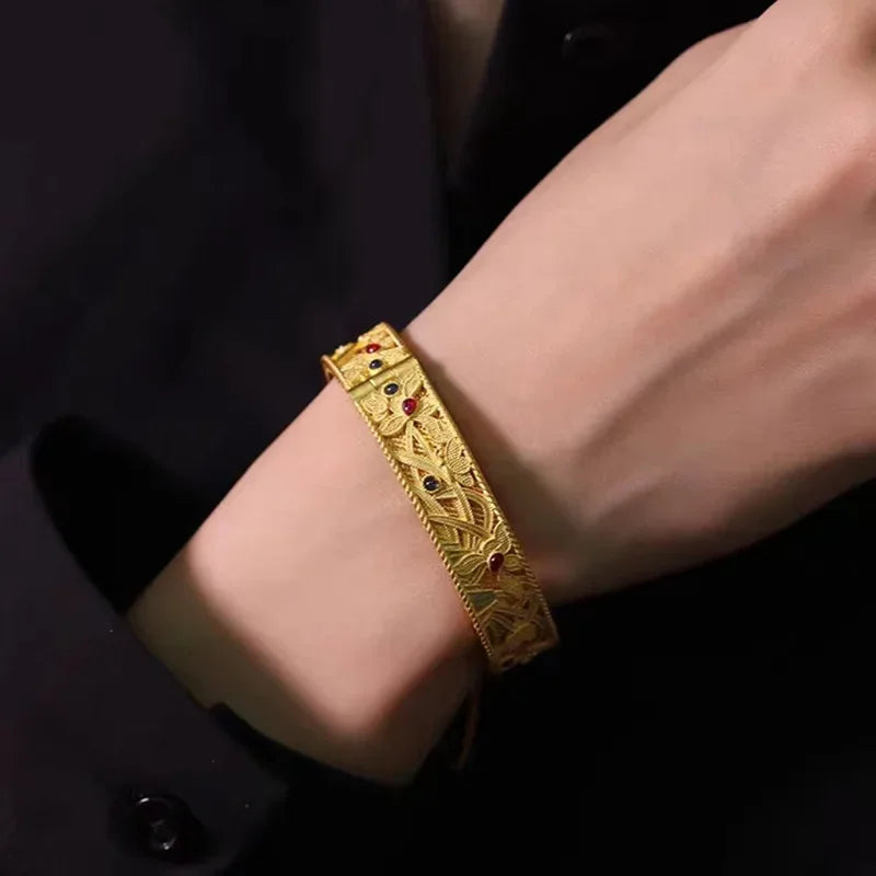 Golden Flower Bracelet