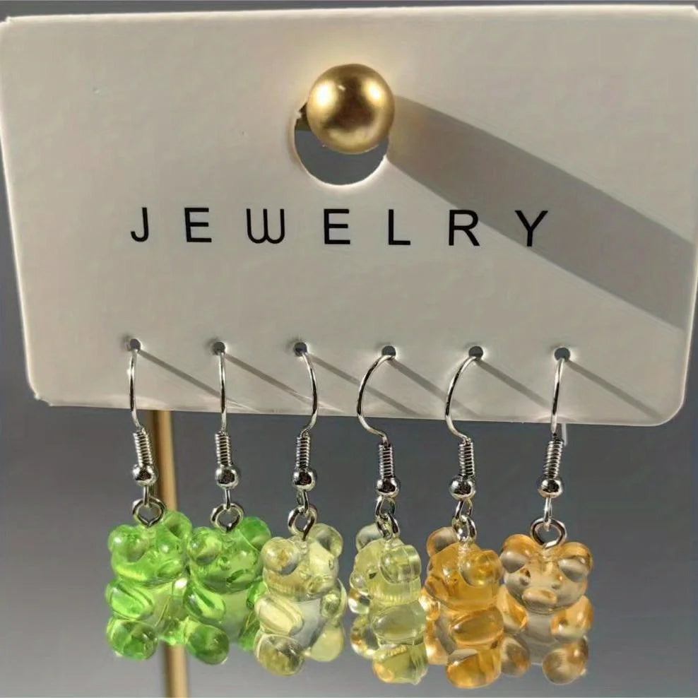 Jelly  Bear Earring