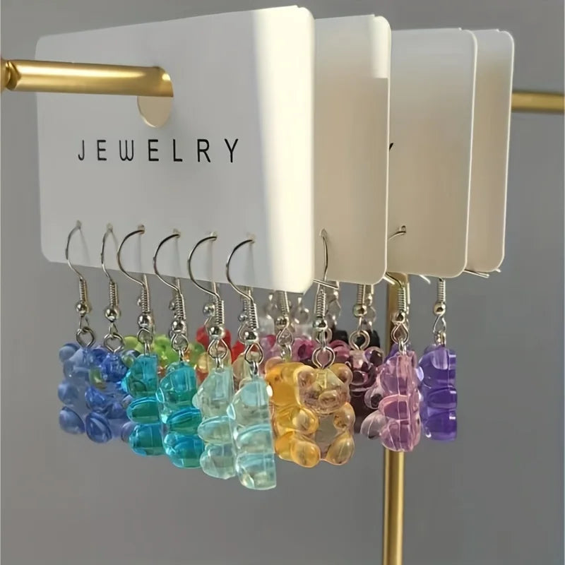 Jelly  Bear Earring