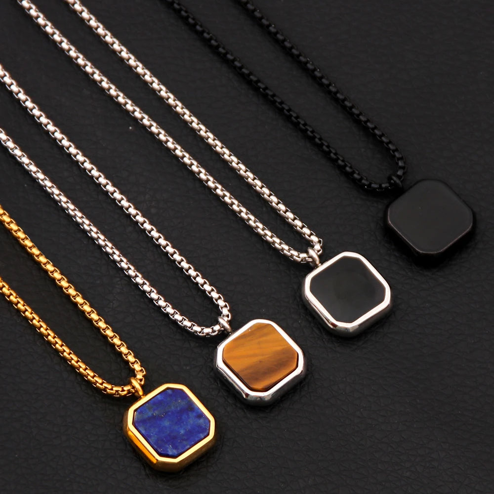 Color Square Pendant