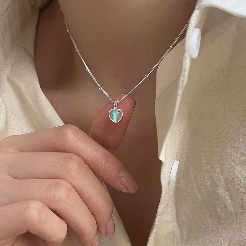 Sky Heart Necklace