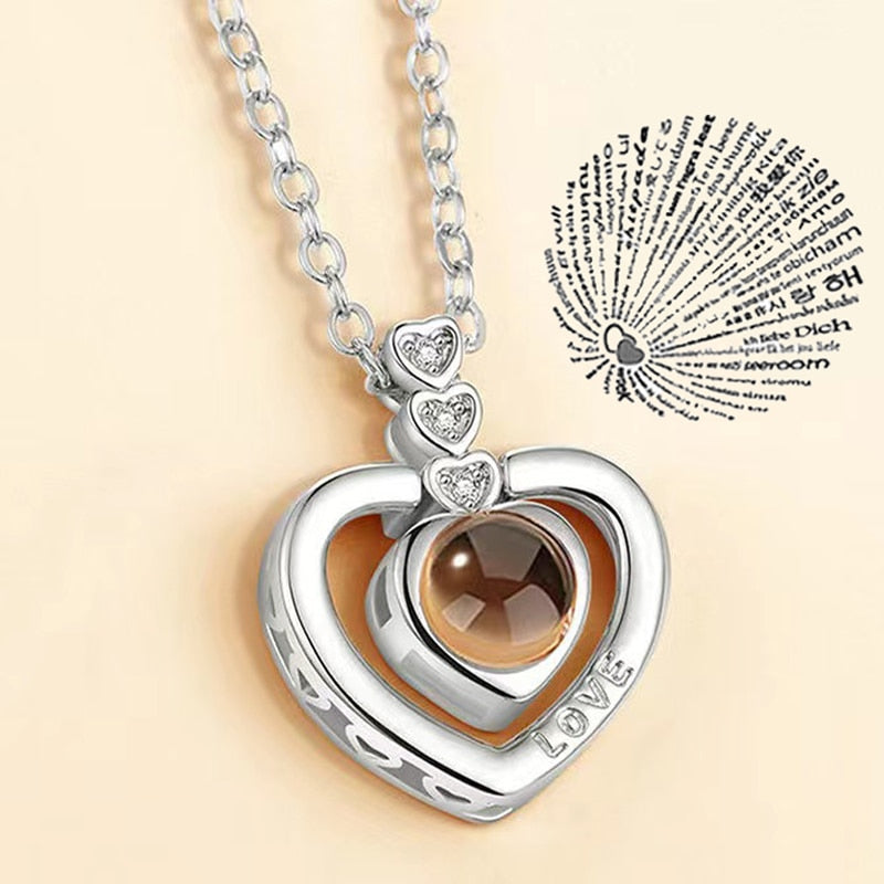 Heart Eye Necklace