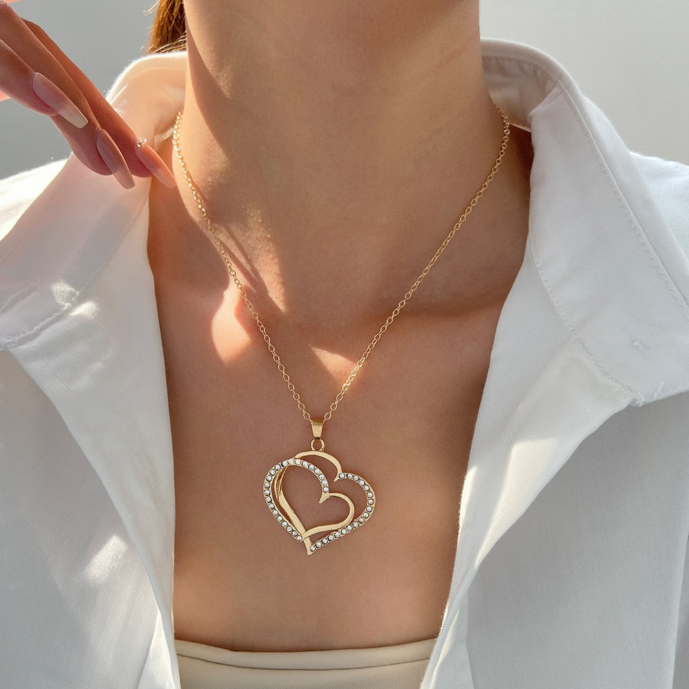 Twin Heart Necklace