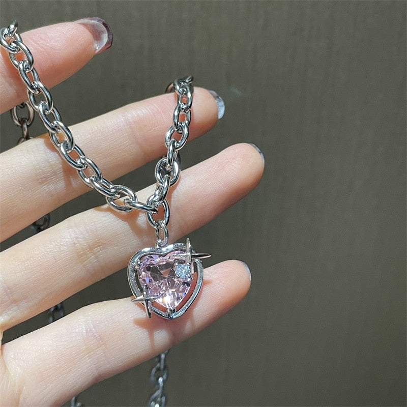 Purple Heart Necklace