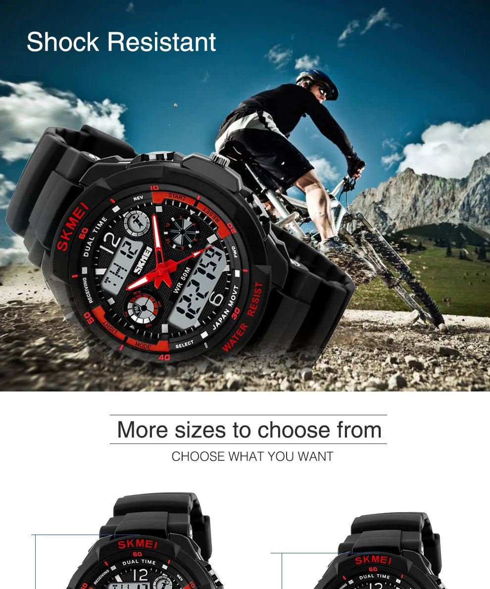 Shockproof Waterproof Watch  Digital Boy