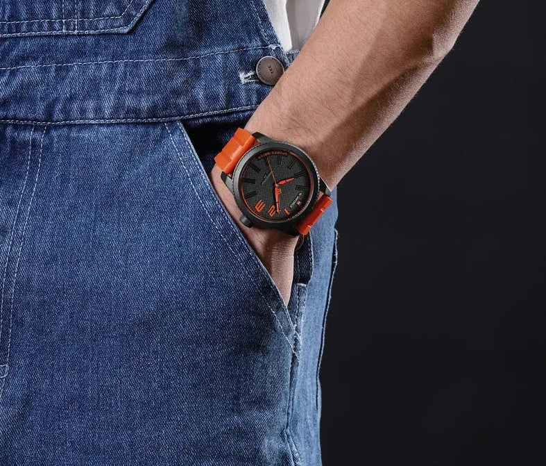 Orange Wristwatch