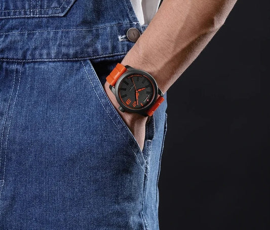 Orange Wristwatch