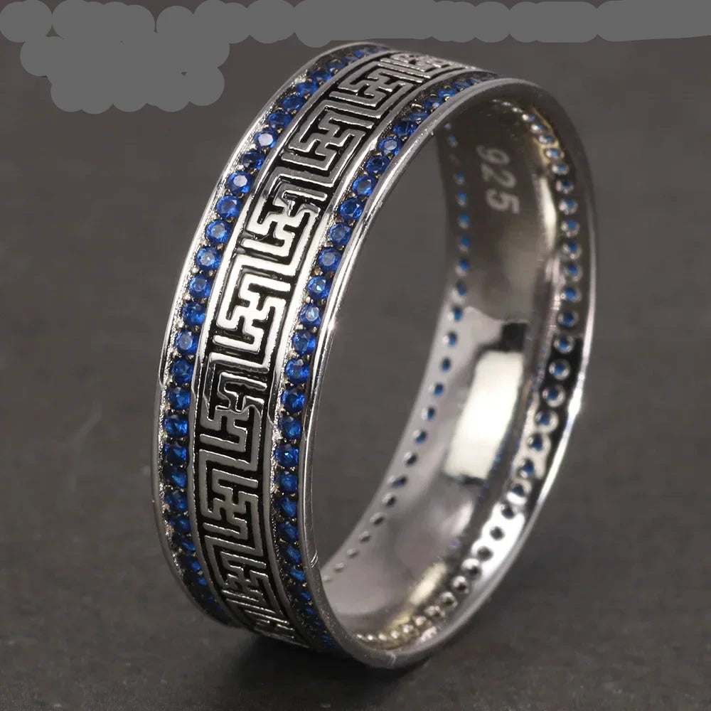 Blue Galaxy Ring