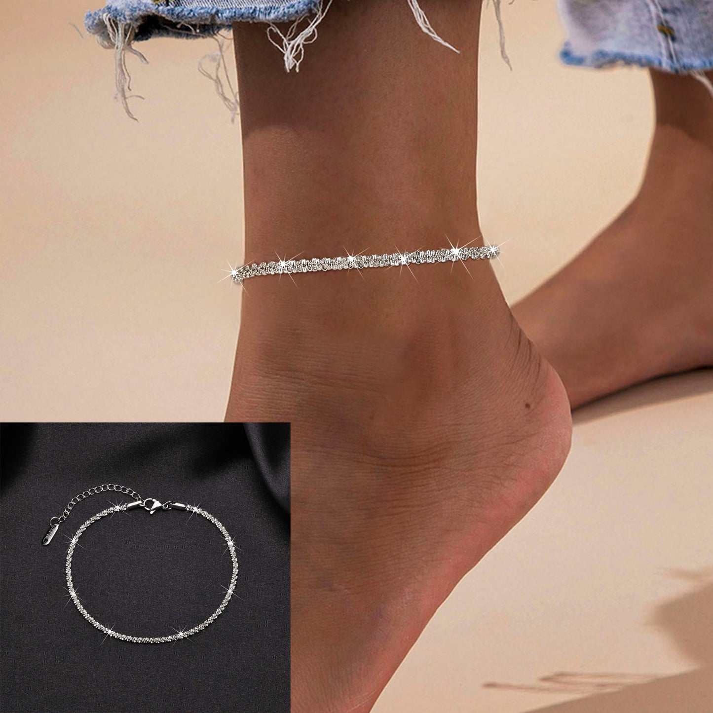 Golden Snake Anklet