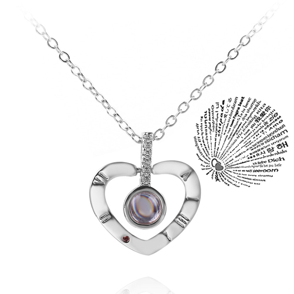 Heart Eye Necklace