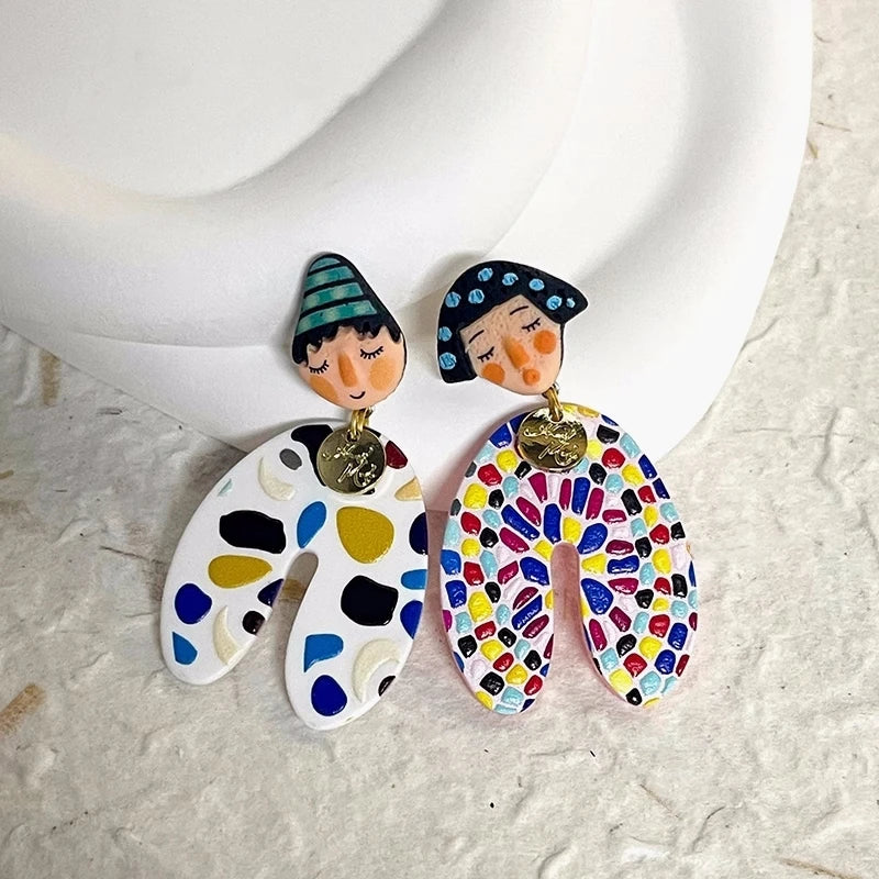 Clown Earrings