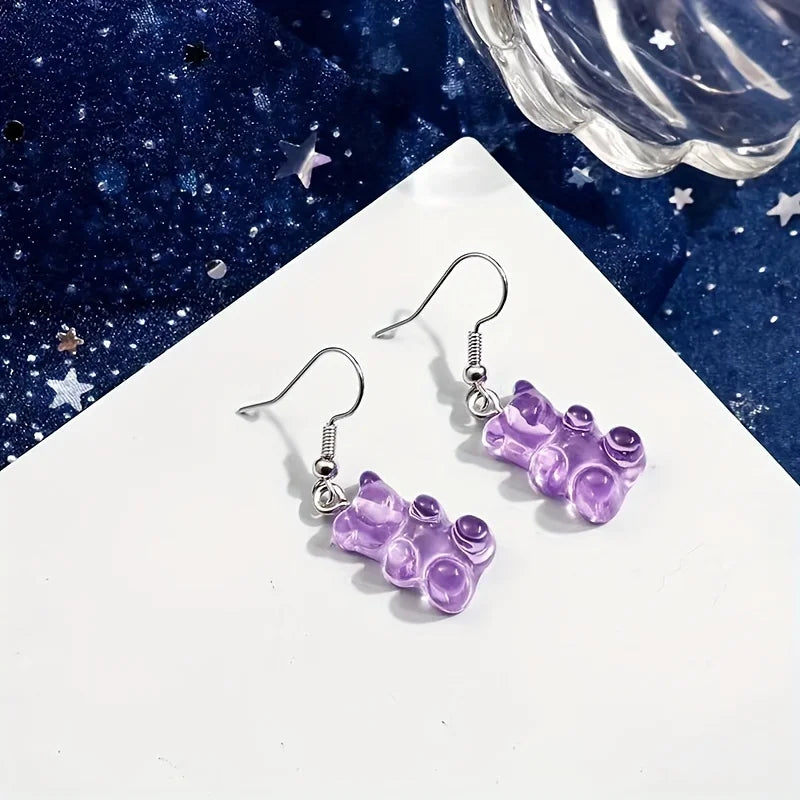 Jelly  Bear Earring