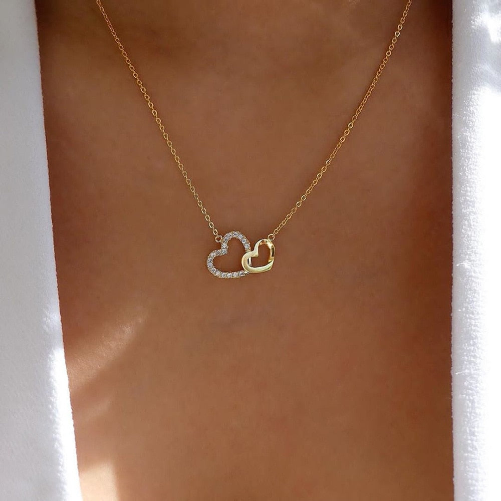 Twin Heart Necklace