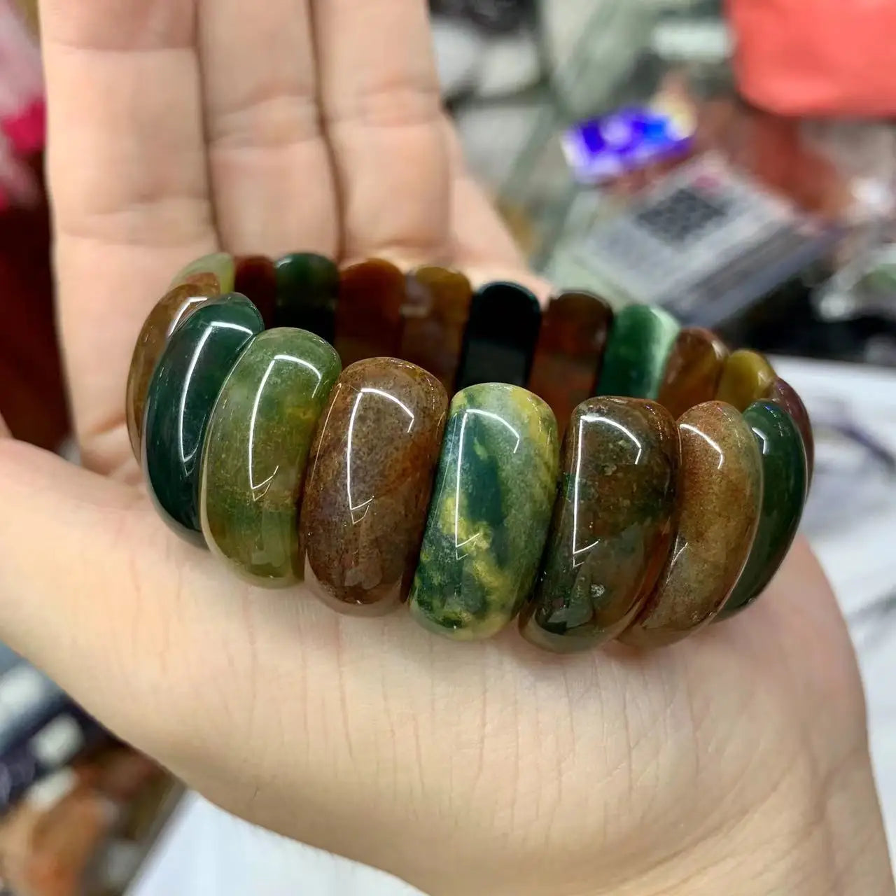 Indian Agate Bracelet