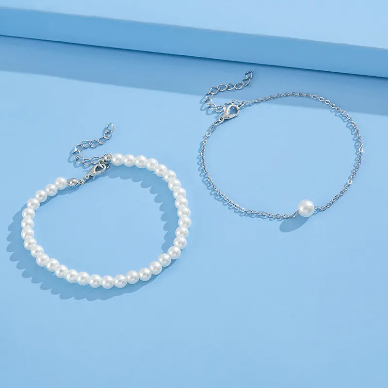 White Pearl Anklet