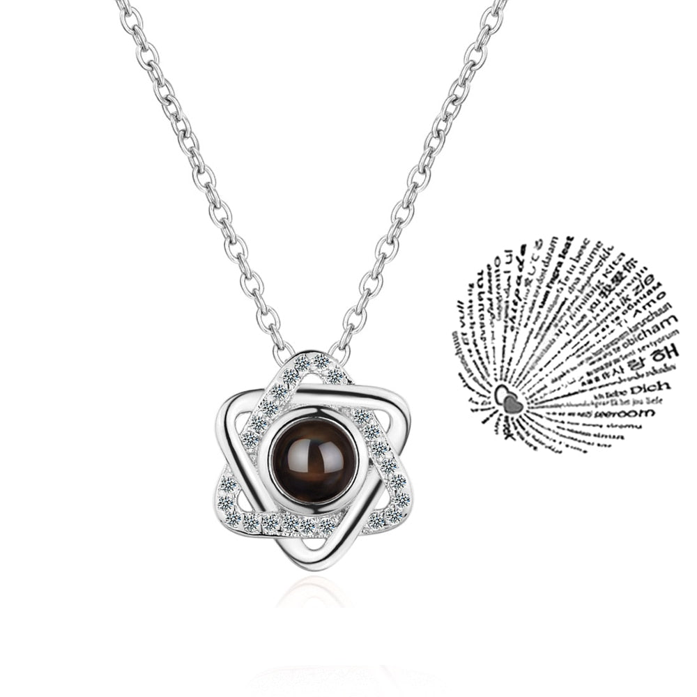 Heart Eye Necklace