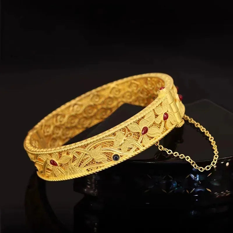 Golden Flower Bracelet