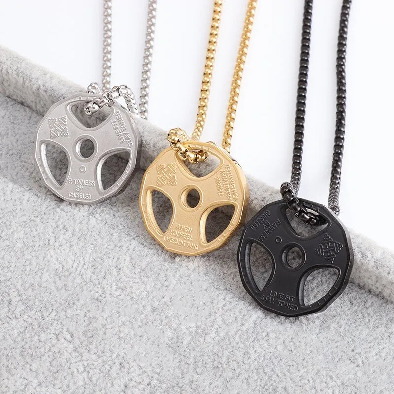 Dumbbell Necklace