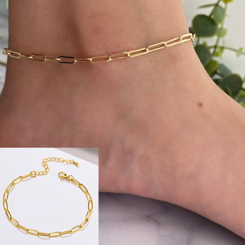 Golden Snake Anklet