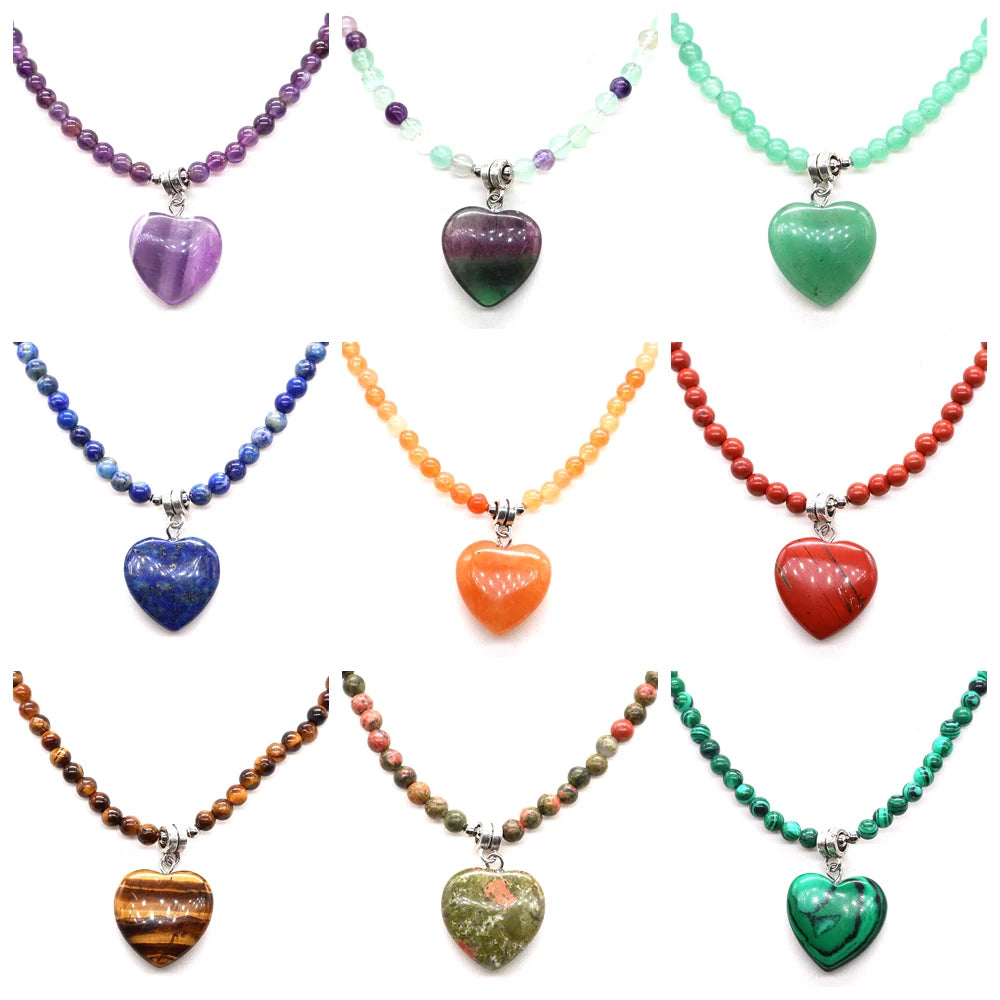 Colored Heart Pendant