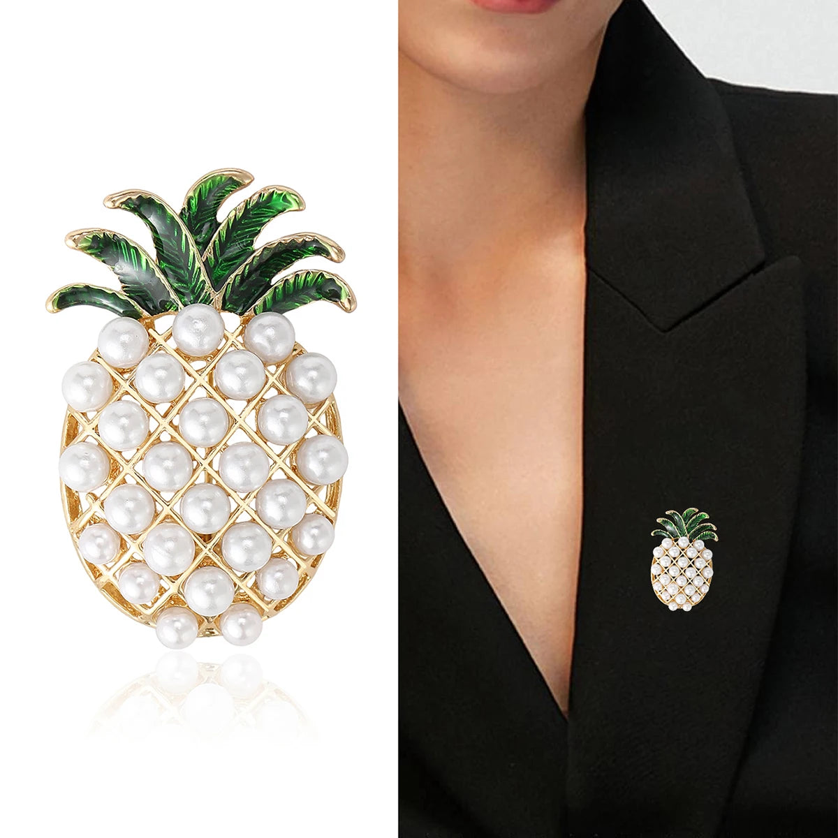 Pineapple Brooch