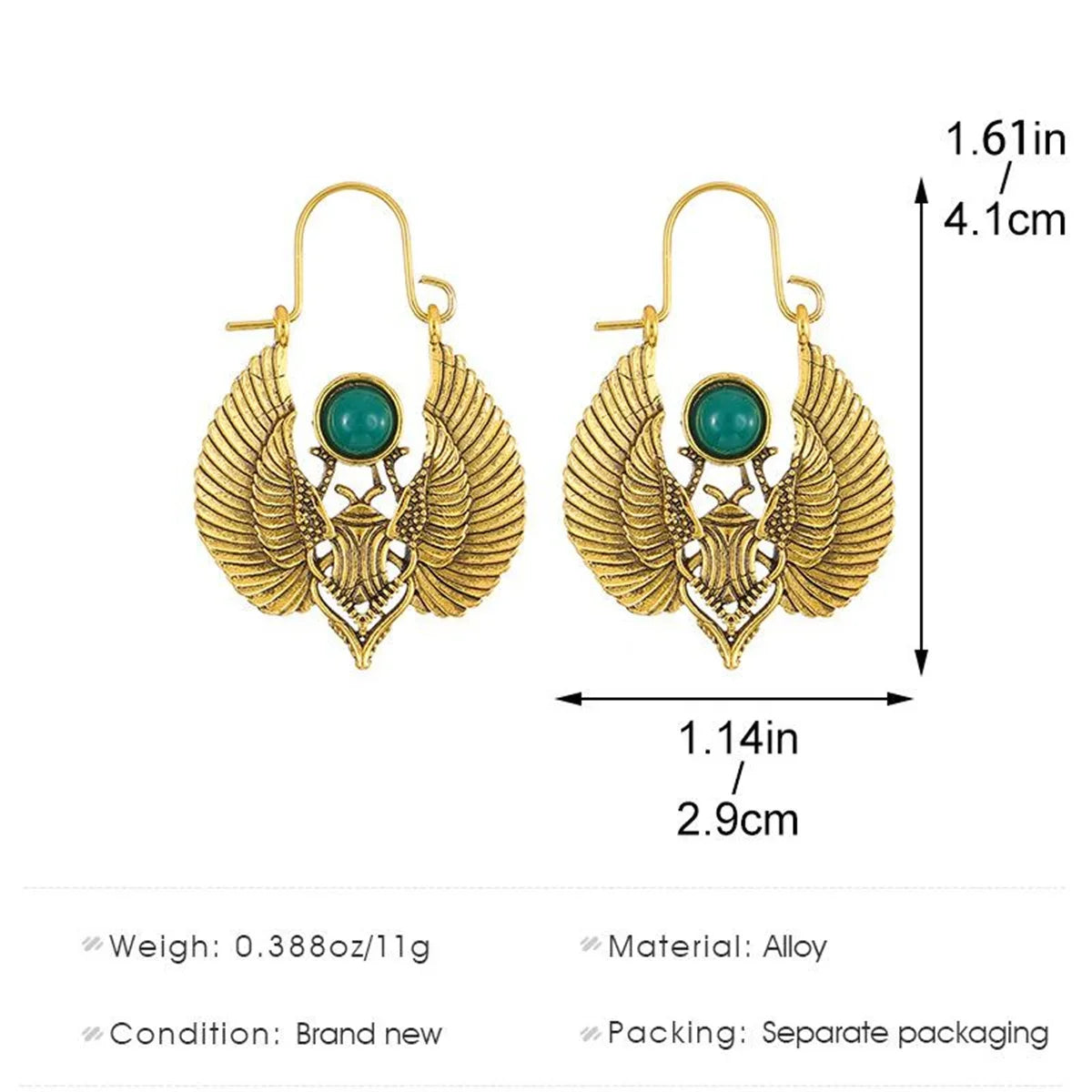 Scarab Earring