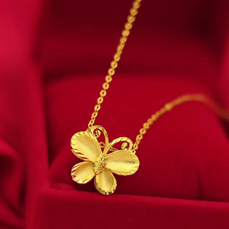 Golden Butterfly Necklace