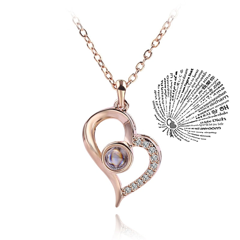 Heart Eye Necklace