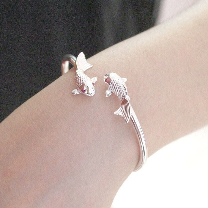 Silver Fish Bracelet