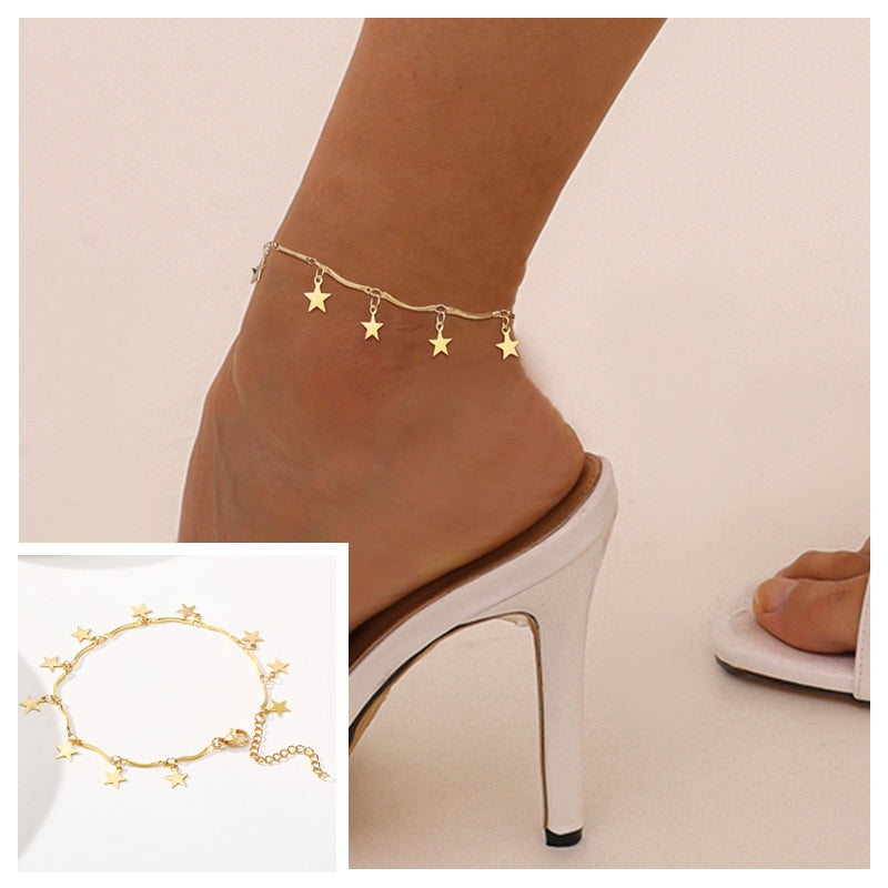 Golden Snake Anklet