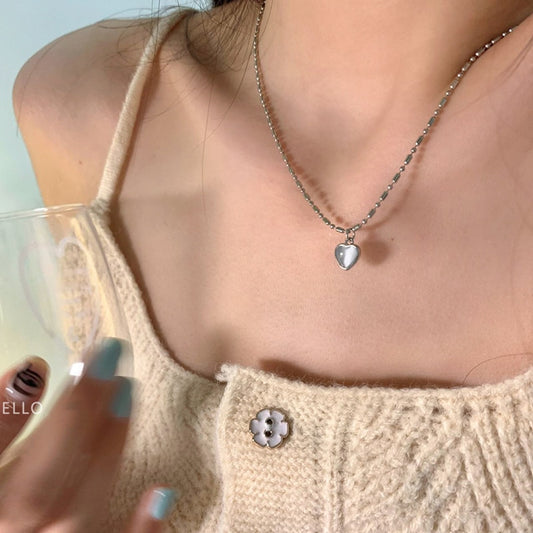 Sky Heart Necklace