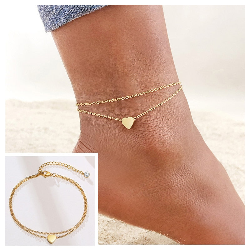 Golden Snake Anklet