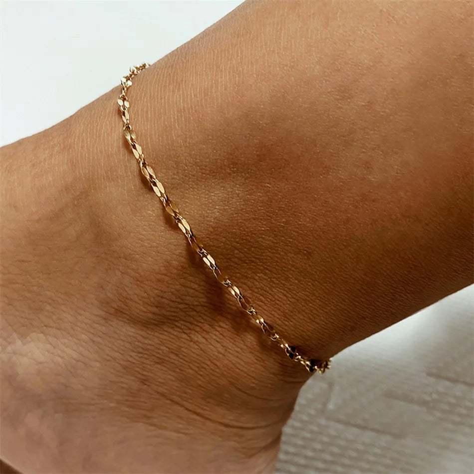 Gold Snake Anklet