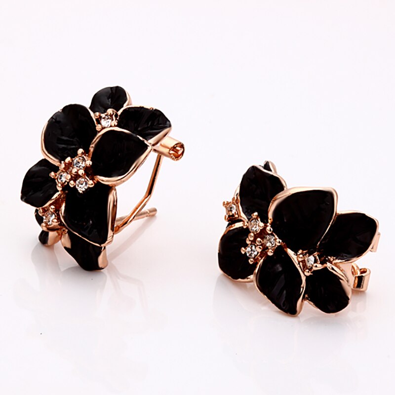 Black Flower Set