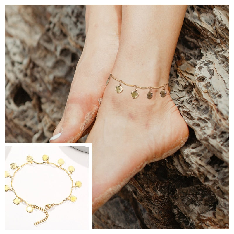 Golden Snake Anklet