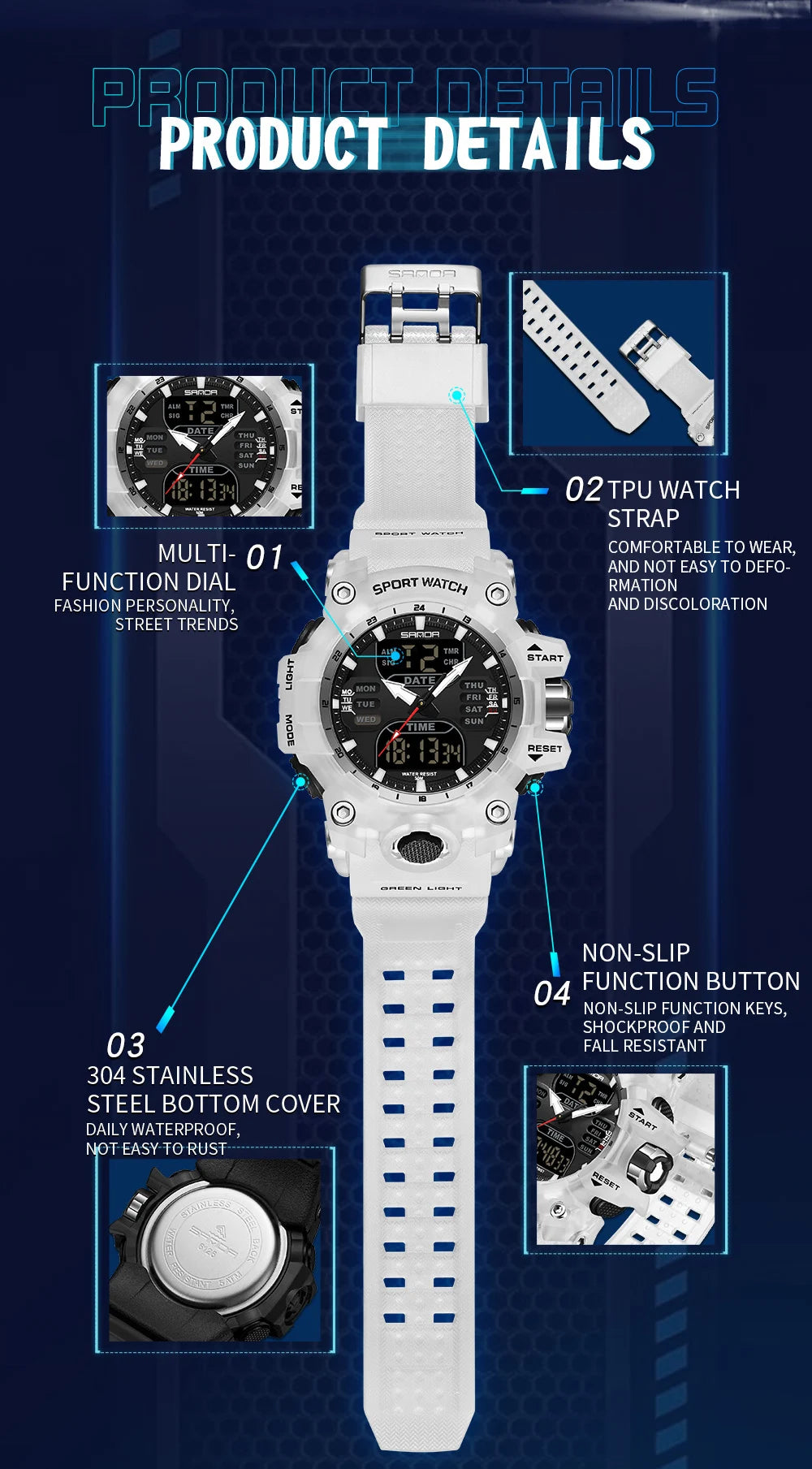 Waterproof Sport Watch