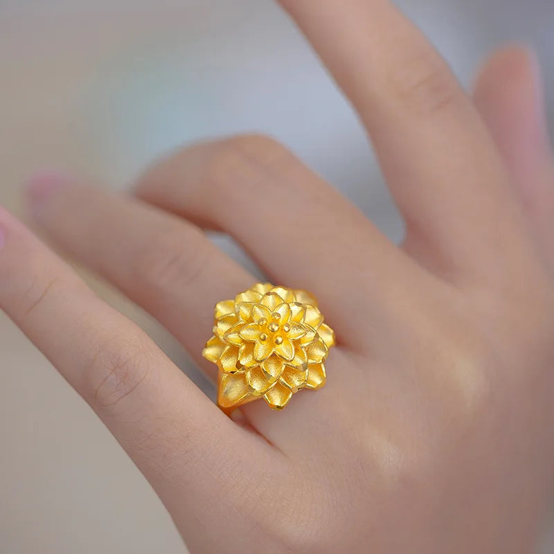 Yellow Flower Ring