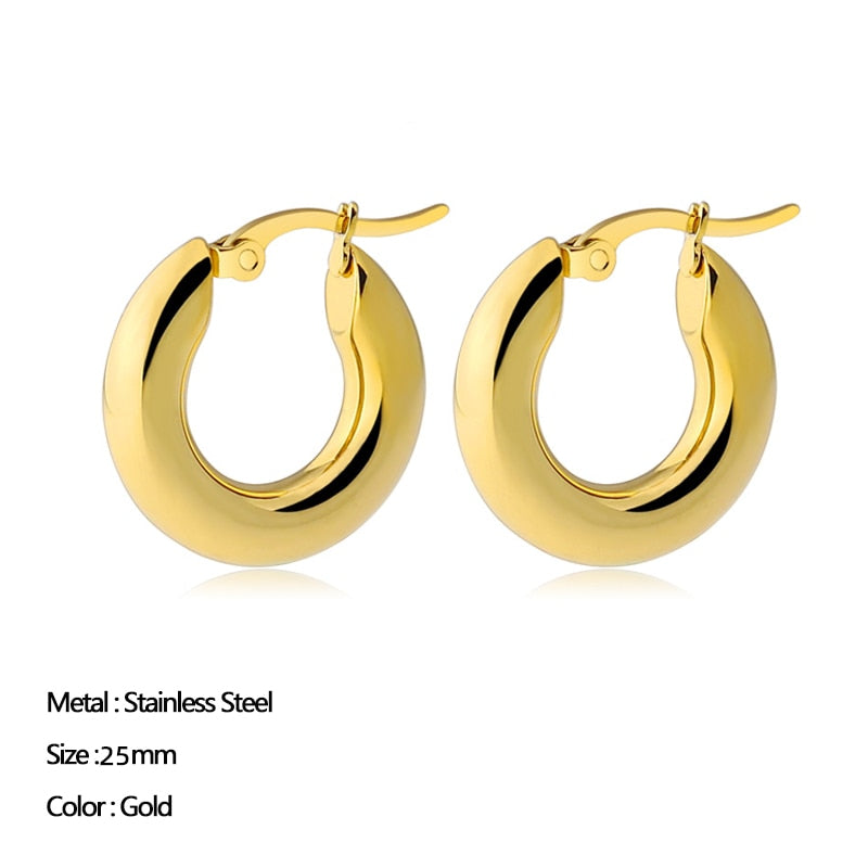 Circle Hoop Earring