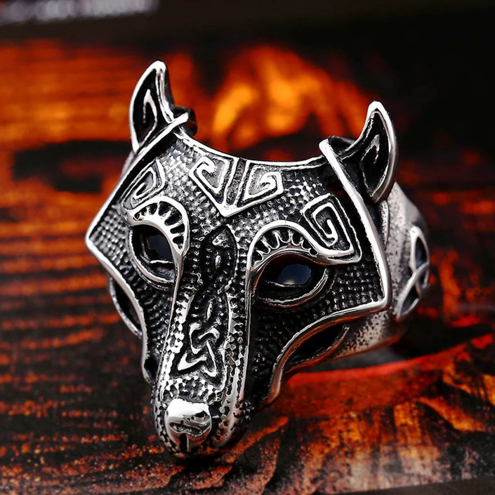 Viking Wolf Ring