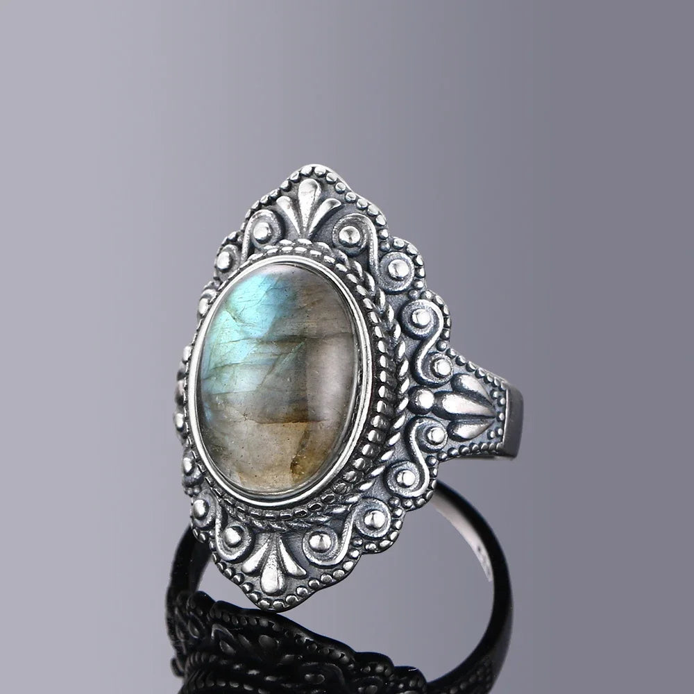 Oval Stone Ring