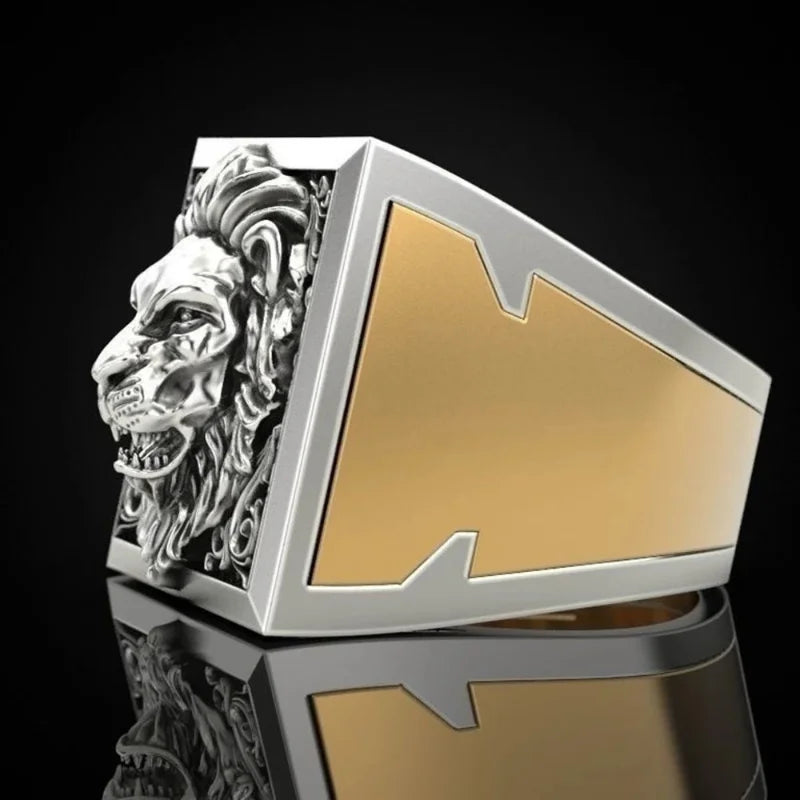 Lion Face Ring