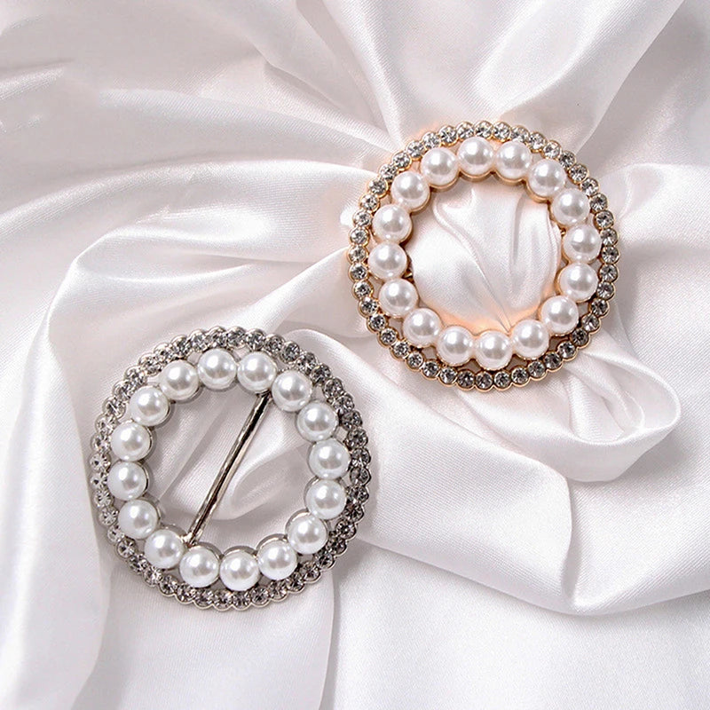 Buckle Pearl Rhinestone